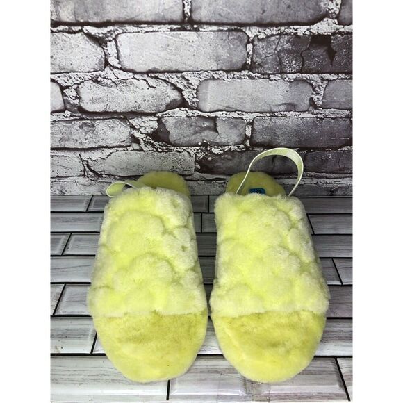 UGG Green Fluff Yeah Poppy California Slide Sandals Women 10M US/41EU 1118459 - Picture 14 of 16